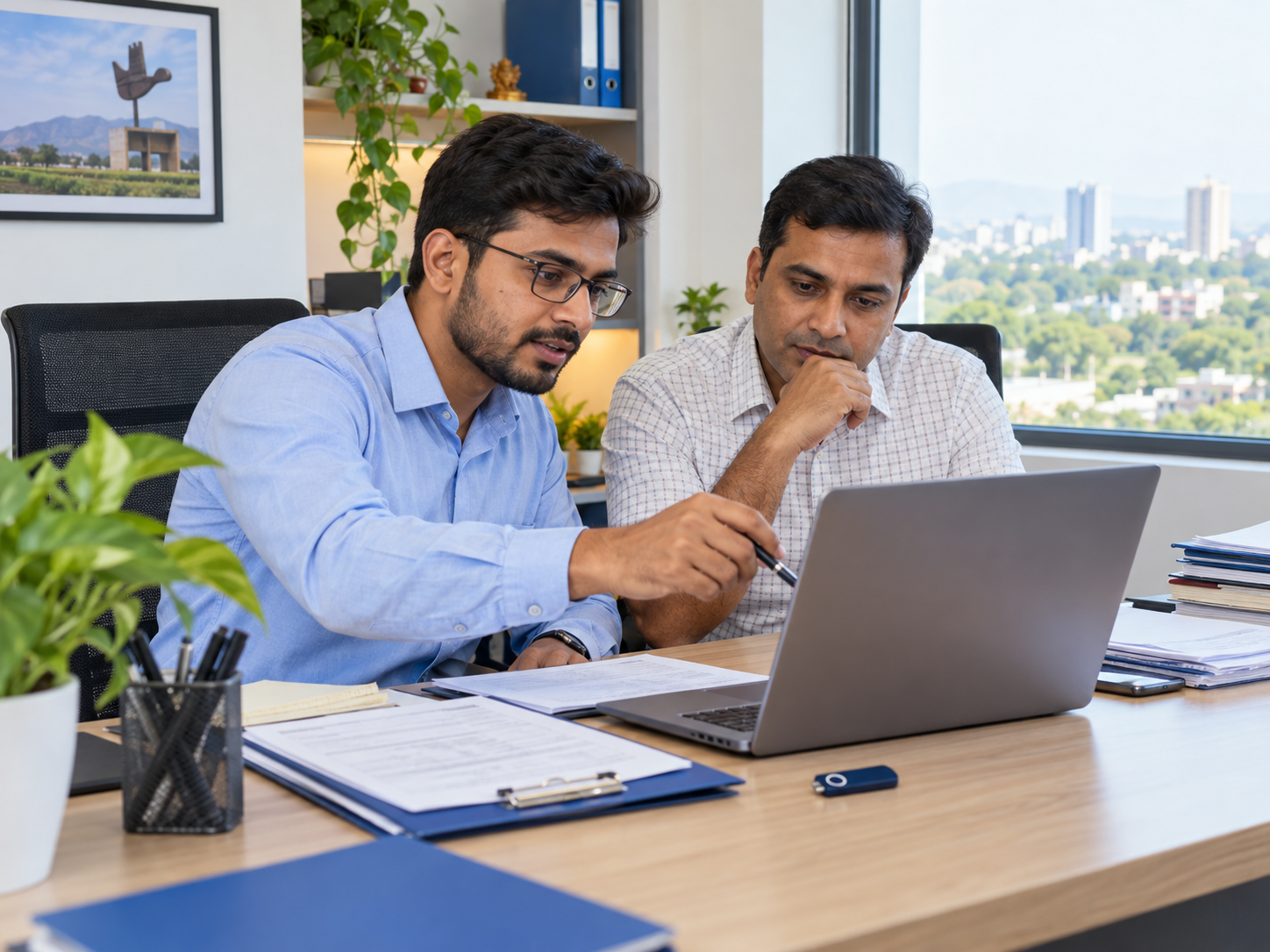 Secure digital signature workflow on a laptop with a hardware token